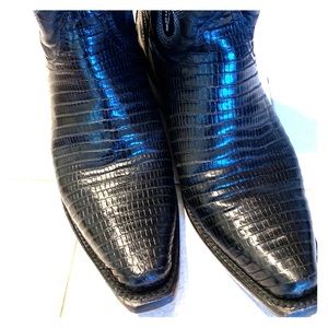 Ferrini Italia Lizard Boots - Snip Toe.